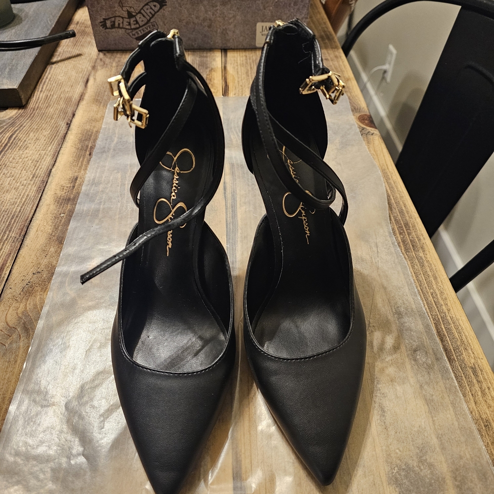 Jessica Simpson Black Heels